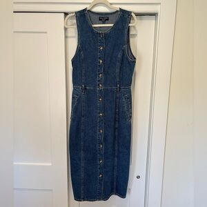 Gloria Vanderbilt Jeans Denim Midi Dress!